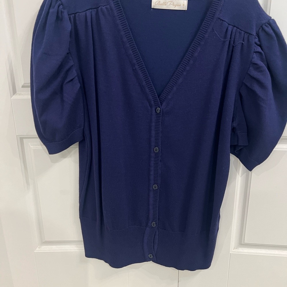 RAGAZZA Deep Blue Button Down Shirt